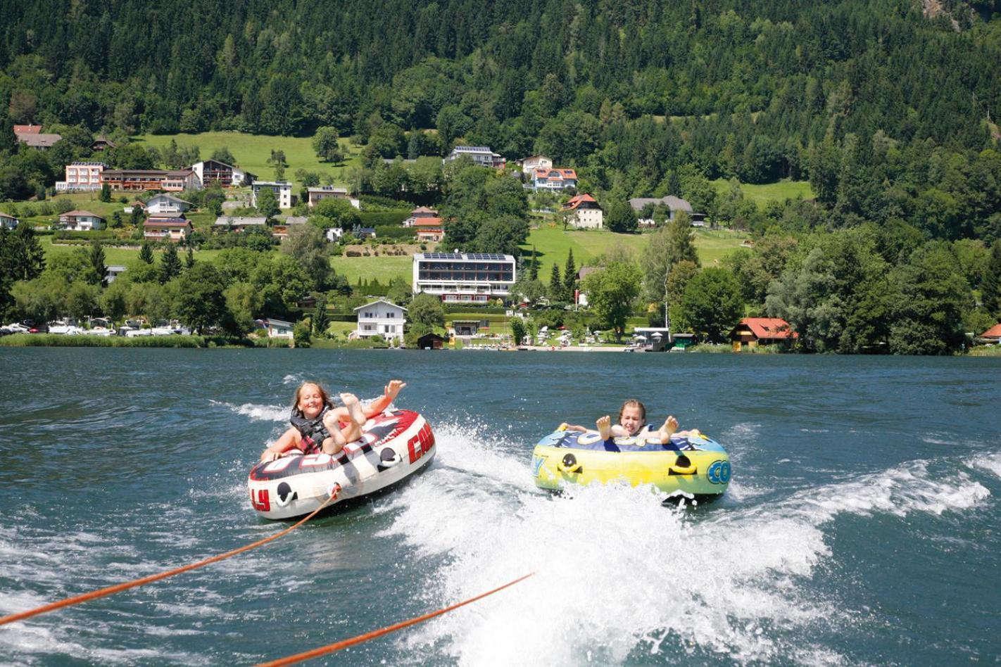 Blaues Haus Ferienwohnung Bodensdorf Ossiacher See Gerlitzen Alpe Extérieur photo