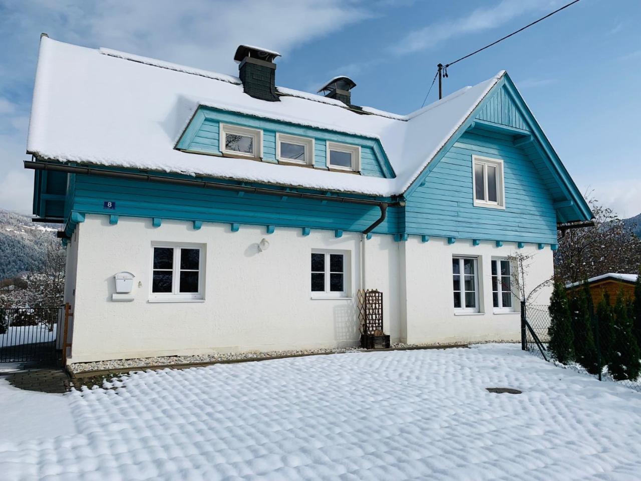 Blaues Haus Ferienwohnung Bodensdorf Ossiacher See Gerlitzen Alpe Extérieur photo